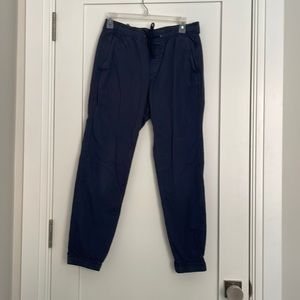 Gap Mens Navy Canvas Joggers, Size S